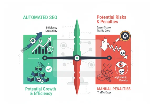 Automated backlink SEO benefits and risks balance