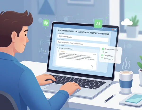 AI assistant optimizing directory submissions